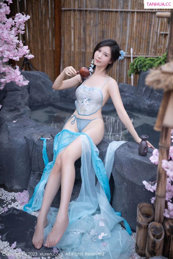 陈若依 抖娘利世 [XiuRen]高清写真图 2023.06.28 No.6991 利世 古装美腿第45张图片